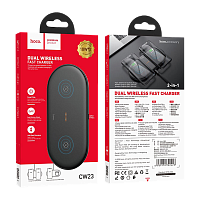 Беспроводное З/У HOCO CW23 10W черный (1/95)
