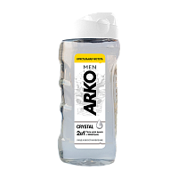 Гель для душа мужской Arko Crystal 2в1 260мл (1/12)
