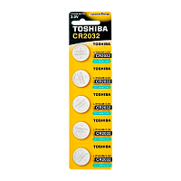 Батарейка Toshiba CR2032 BL5 Lithium 3V (5/100/12000)