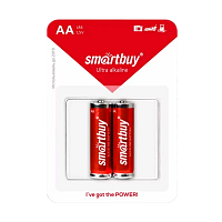 Батарейка Smartbuy LR6 AA BL2 Alkaline 1.5V (2/24/240)