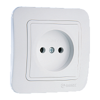 Розетка Makel Lillium 1гн. 16A белый 70022 (1/12)