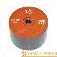 Диск CD-RW VS 700MB 4-12x 25шт. Б/УП 