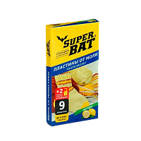 Пластины от моли SuperBAT цитрус 1шт. - (комплект 9 пластин + 2 крючка) (1/45)