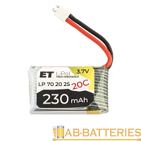 Аккумулятор ET LP702025-20CM Li-Pol, 3.7В, 230мАч (1/20)