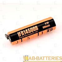 Аккумулятор ET IFR14500B-FT 14.5*50.0, 600mAh, Li-Fe, 3.3V (1/600)