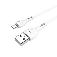 Кабель HOCO X73 USB (m)-Lightning (m) 1м 2.4A ПВХ белый (1/31/310)