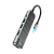 USB-Хаб HOCO HB23 2USB/Type-C/HDMI/RJ45 Type-C (m) USB3.0 серый (1/18/180)