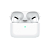 Наушники вставные HOCO EW04 Plus bluetooth 5.1 с микр. белый (1/15/90)