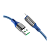 Кабель HOCO S51 USB (m)-Type-C (m) 1.2м 5.0A нейлон дисплей синий (1/16/160)