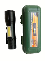 Фонарь универсальный Без бренда 870 COB от аккумулятора ZOOM + Power Bank черный