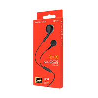 Наушники вставные Borofone BM40 с микр. черный (1/76/304)
