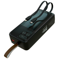 Внешний аккумулятор MORE CHOICE PB55-30 30000mAh 3.0A 22.5W 1USB+1Type-C+1microUSB черный