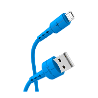 Кабель HOCO X30 USB (m)-microUSB (m) 1.2м 2.0A TPE синий (1/30/300)
