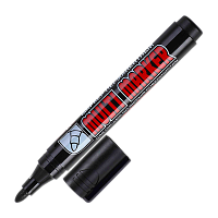 Маркер перманентный Crown Multi Marker CPM-800 3.0мм черный (1/12/720)