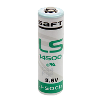 Батарейка Saft 14500 AA bulk Li-SOCl2 3.6V Китай (1/600)