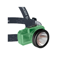 Фонарь налобный Космос 516Lit 2WLED от аккум IP54 3 режима зеленый (1/30/120)