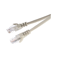 Патч-корд GoPower RJ-45 (m)-RJ-45 (m) 10м кат.5е ПВХ 26AWG CCA серый в пакете (1/25)