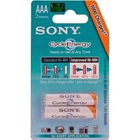 Аккумулятор бытовой Sony HR03 AAA BL2 NI-MH Muli-use 800mAh (2/20/120)  | Ab-Batteries | Элементы питания и аксессуары для сотовых оптом