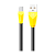 USB кабель REMAX Alien (IPhone 5/6/7/SE) 1M RC-030I Чёрный (1M, 2.1A)