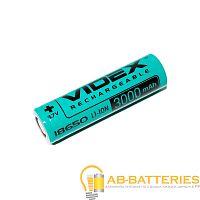Аккумулятор Li-ion Videx 18650 BOX1 3000mAh с защитой (1/20/160)