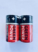 Батарейка Green Power R20 D Shrink 2 Heavy Duty 1.5V (2/24/288)