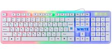 Клавиатура проводная Defender GK-172 white игровая USB 1.5м (1/20)