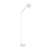 Торшер Camelion KD-309 40W 230V IP20 подставка белый (1/4)