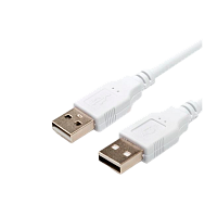 Кабель Atcom USB (m)-USB (m) 1.8м силикон белый (1/10/250)