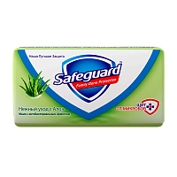 Мыло туалетное Safeguard Нежный уход с алоэ 90 г (1/6/72)