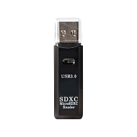 Картридер Smartbuy 750 USB3.0 SD/microSD/MS/M2 Combo голубой (1/100)