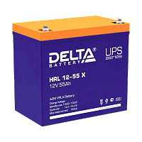 Аккумулятор свинцово-кислотный Delta HRL 12-55 X 12V 55Ah