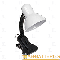 Светильник настольный Старт CT03 60W 220V E27 прищепка 1.5м белый (1/30)
