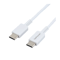 Кабель GoPower GP20TT Type-C (m)-Type-C (m) 1м 100W белый (1/200/800)