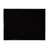 Коврик придверный VORTEX "TRIP" 120х150см ребристый черный (1/6)