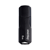Флеш-накопитель Smartbuy Clue 8GB USB2.0 пластик черный