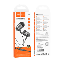 Наушники внутриканальные HOCO M108 с микр. серый (1/31/310)