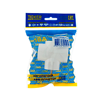 Разветвитель Toker 3Т 3р.Б/З в индивидуальной упаковке белый (1/50)