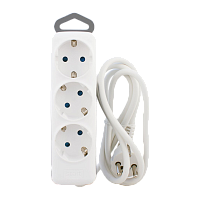 Удлинитель Старт S Comfort 3р.С/З 16A 3.0м ПВС IP20 с защитой от детей белый (1/20)