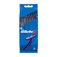 Бритва одноразовая Gillette 2 лезвия 5шт. (1/24) 