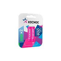 Аккумулятор бытовой Космос HR03 AAA BL2 NI-MH 900mAh (2/24/288)