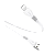 Кабель HOCO X40 USB (m)-Lightning (m) 1.0м 2.4A TPE белый (1/33/330)