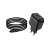 Сетевое З/У Borofone BA46A 1USB/Type-C 3.0A 18W QC3.0 с кабелем Type-C-Lightning черный (1/32/128)