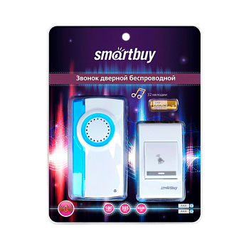 Беспроводной звонок Smartbuy с цифровым кодом белый (1/60)