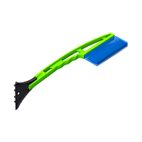 Щетка для автомобиля Brumex OKTAN сметка 42см со скребком зеленый (1/72)