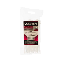 Хомут Volsten нейлон 2.5х150мм 100шт. белый (1/10/350)