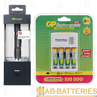 Набор GP фонарь PP13 + З/У с аккумуляторами 100AAAHC/CPB-2CR4