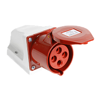 Розетка Smartbuy стационарная наружная 124 3Р+РЕ 32А 380В IP44