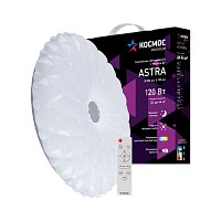 Светильник настенно-потолочный Космос ASTRA Premium 120W 230V LED накладной пульт ДУ белый (1/5)