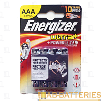 Батарейка Energizer Ultra+Powerseal LR03 AAA BL8 Alkaline 1.5V (8/80)  | Ab-Batteries | Элементы питания и аксессуары для сотовых оптом