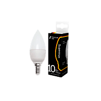 Лампа светодиодная Supermax E14 10W 6400К 230V свеча (1/10/80)